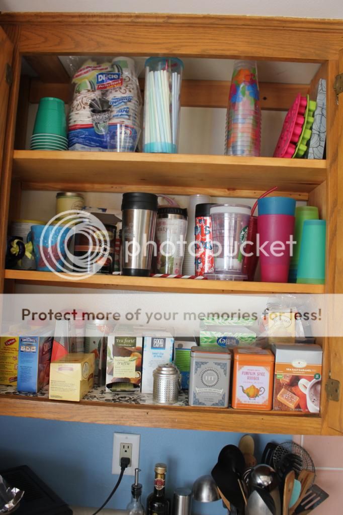 Clearwater Cottage Organizing the Tea Cupboard